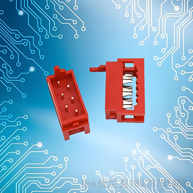 215083红色IDC连接器6P