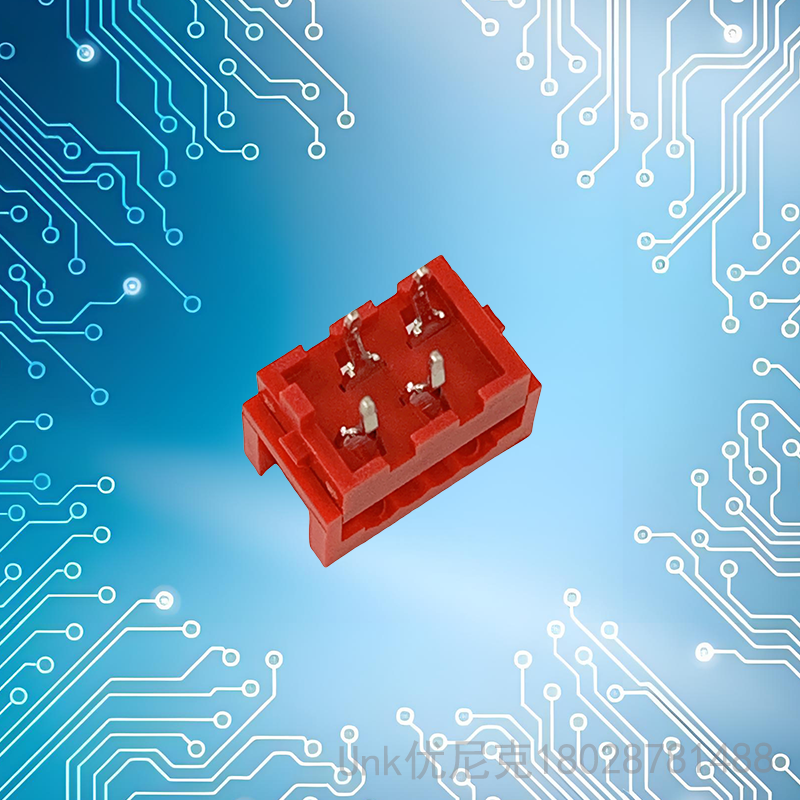 215570红色DIP连接器4P