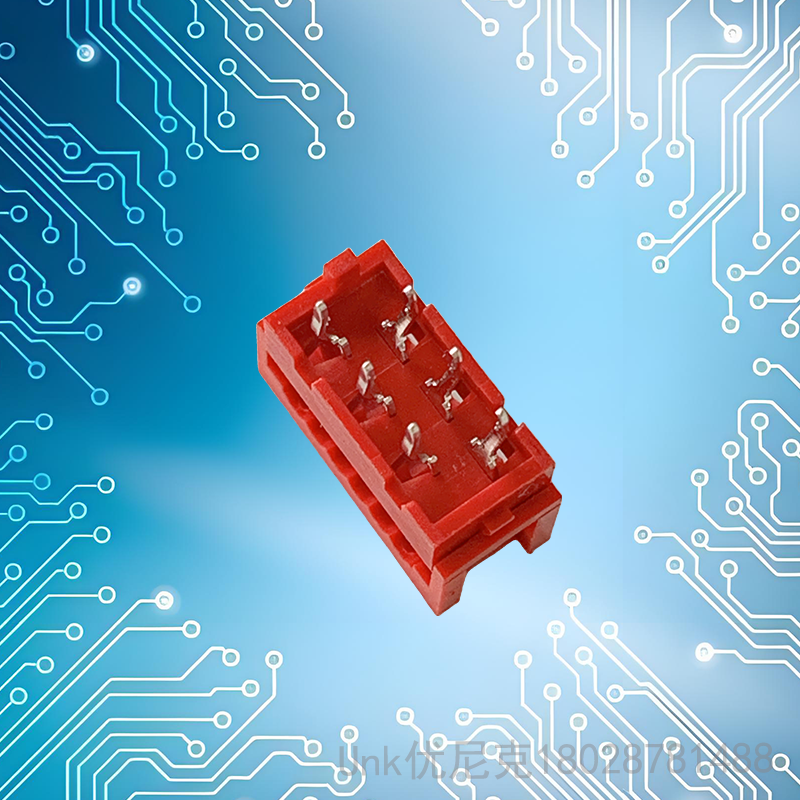215570红色DIP连接器6P