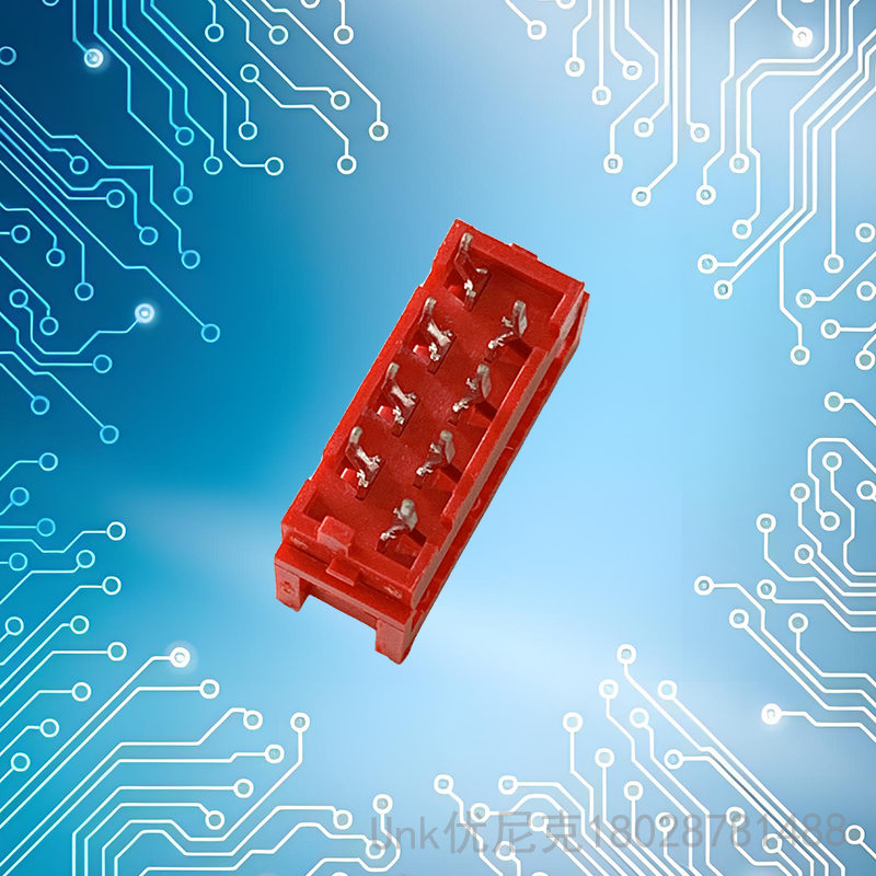 215570红色DIP连接器8P