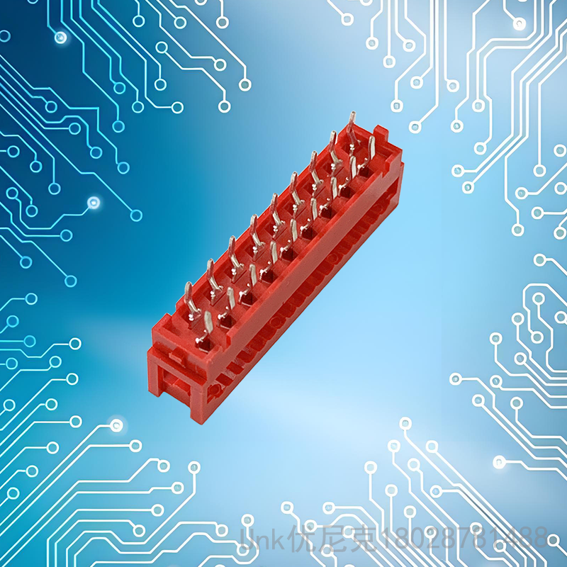 215570红色DIP连接器18P
